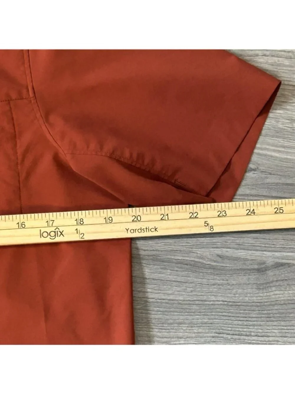 Arc'teryx Shirt Mens Small Orange Skyline Snap Front Zip Pocket Outdoor Hiking